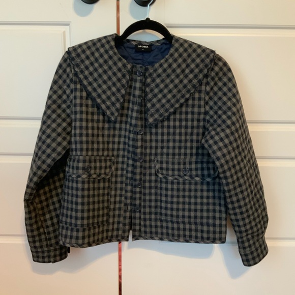 collared quilted jacket - Picture 6 of 9